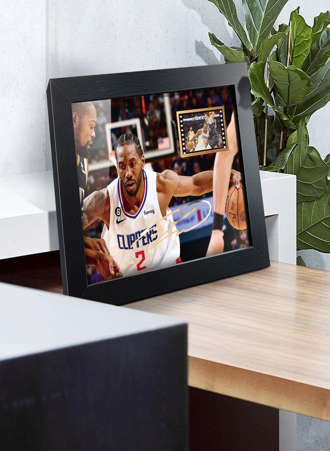 sufenvera Basketball Fans Poster - Print Signed Kawhi Leonard Framed Mini Film Photo Display 8x6 Inches,Birthday Christmas Gifts for Family/Friends - Image 3