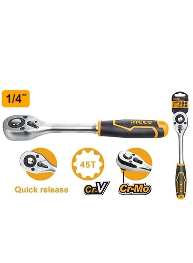 إنجكو مفتاح ربط بنظام التروس (راتشت) مقاس 1/4 إنش من إنكو - HRTH0814  --- - Image 2