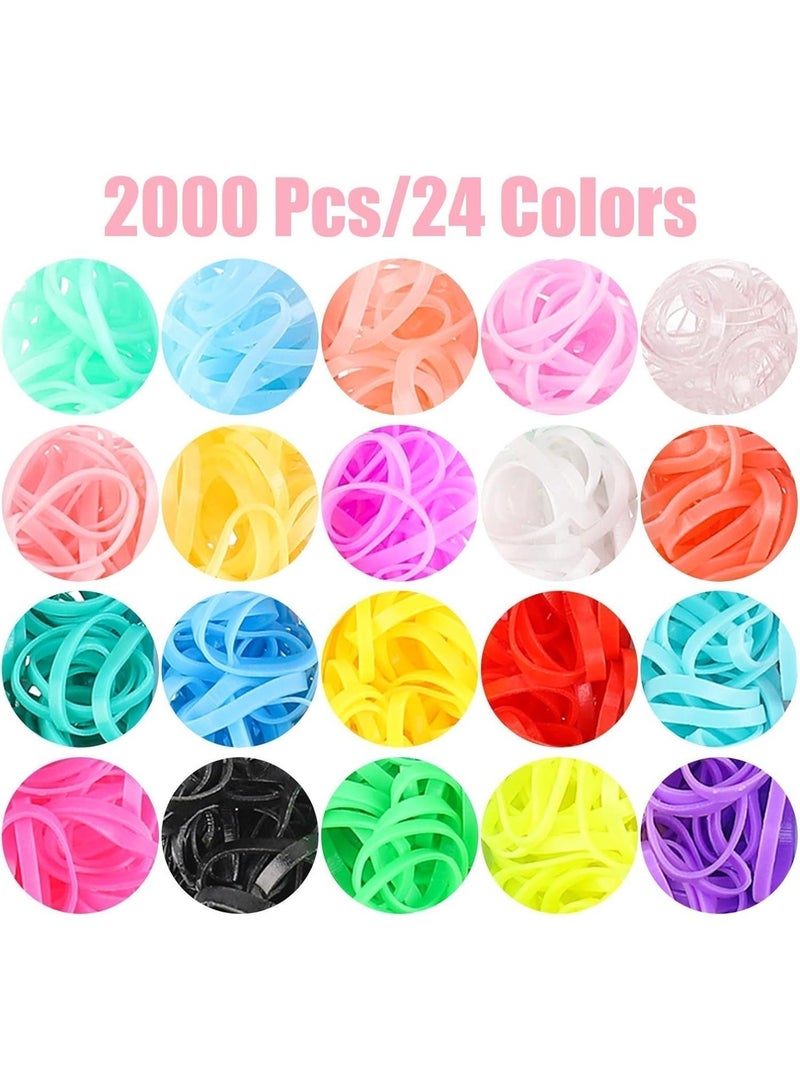 HZYH Baby Hair Ties, 24 Color Elastic Rubber Bands for Girls with Styling Tool, Gentle Hair Accessories for Toddlers  Kids - Image 5