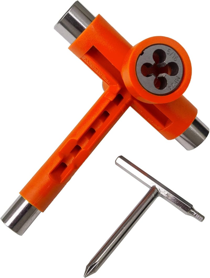 REFLEX Skate Tool - Multi-Function Portable Tool Accessory for a Skateboard, Longboard, and Roller Skates - Image 1