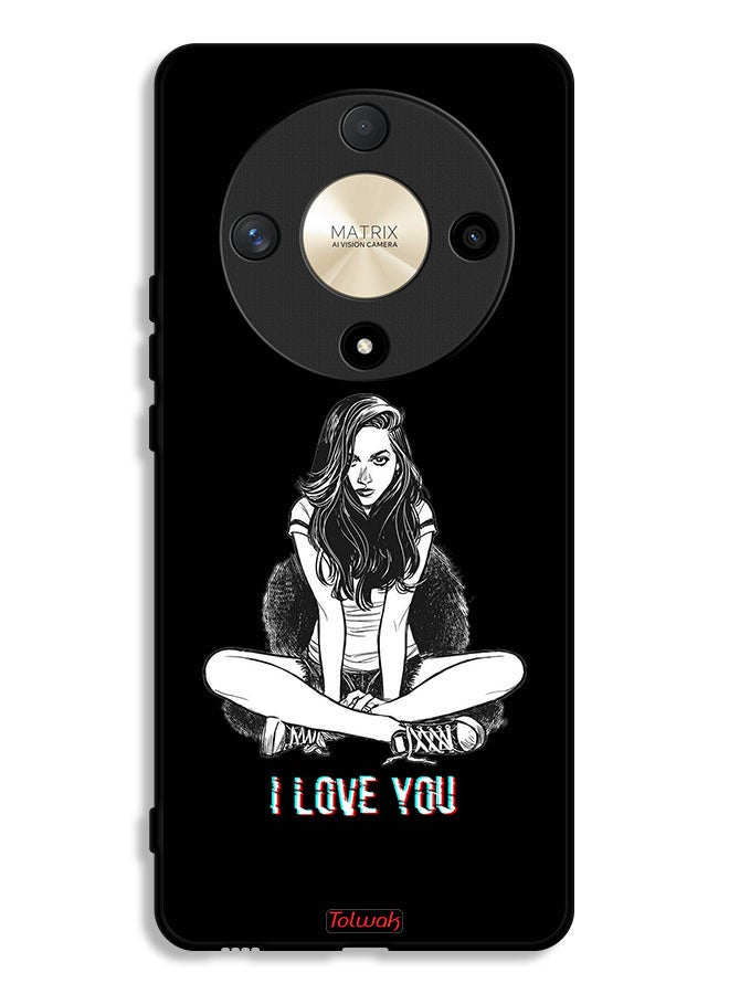 Tolwak Honor X9b Protective Case Cover I Love You Art - Image 1