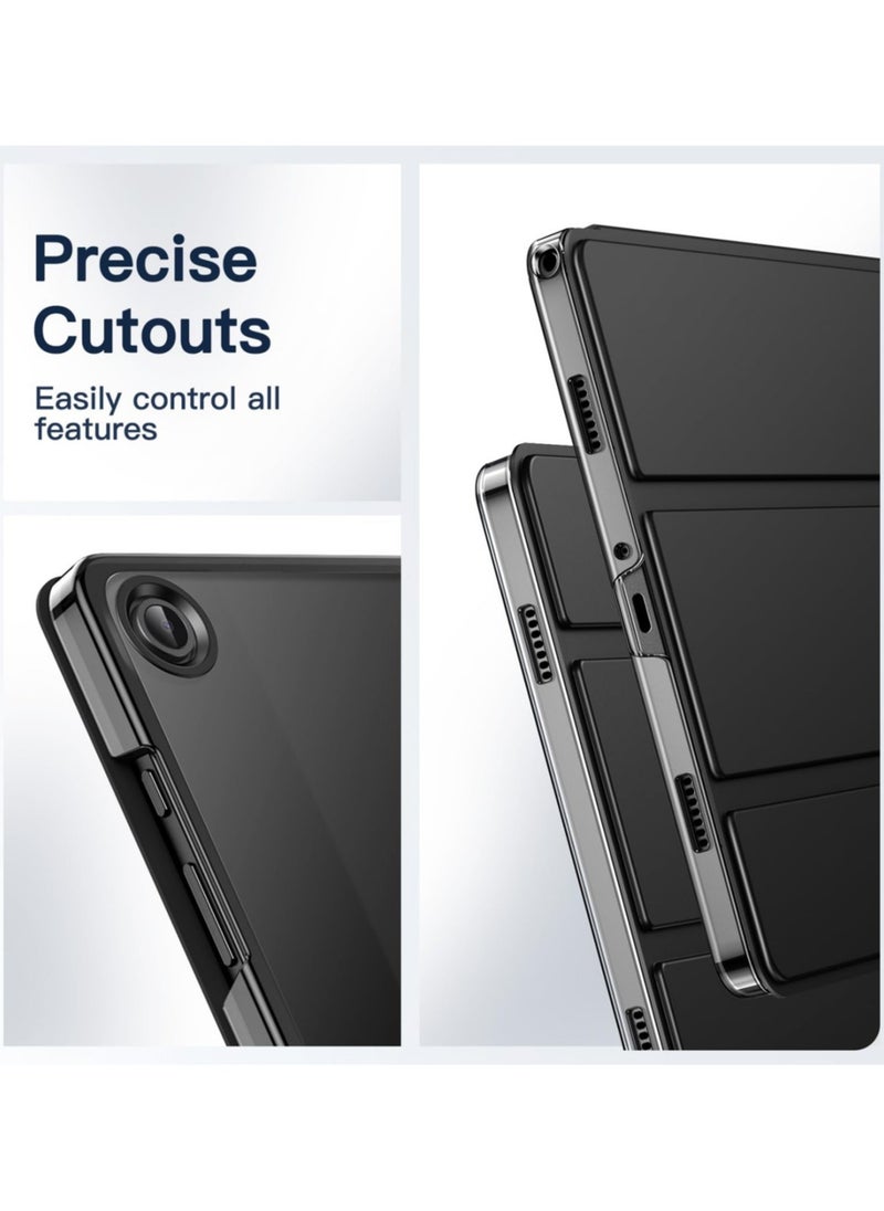Best Choice Products - For Samsung Galaxy Tab A9 Plus Cover,Protective Samsung Tab A9 Plus Case with Auto Wake/Sleep,Slim Translucent Back Tri-Fold Folio Stand Protective Tablet Cover for Samsung Galaxy Tab A9+ / A9 Plus 11-Inch 2023 - Image 1