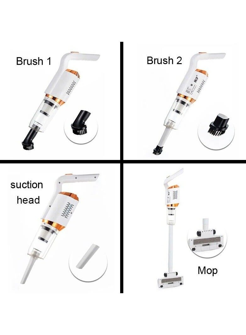 Handheld Cordless Vacuum Cleaner 85000pa For  Car And Household Portable Dual Purpose Mop And Sweeper - Image 4