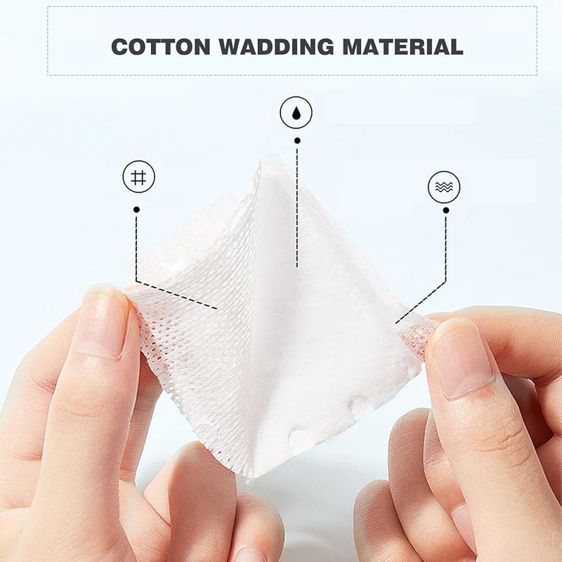 مناديل مزيل المكياج القابلة للتخلص منها 2000 قطعة من القماش غير المنسوج جولات قطنية ناعمة - Image 3