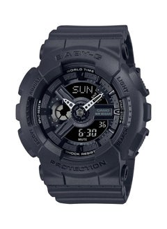 Baby-G Black Resin Strap Analog Digital Women's Watch BA-110XBC-1ADR 43 MM 