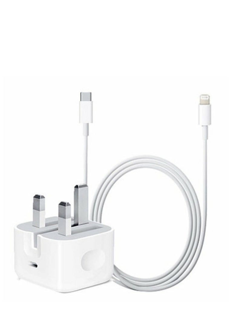 Generic - IPhone 20W USB-C Power Adapter With Cable for iPhone 12 / iPhone 12 Pro max /12mini - Image 1