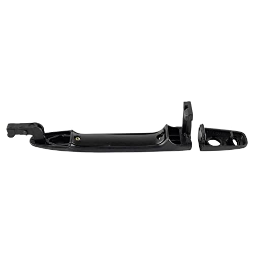 TRQ Front Left Exterior Door Handle Black Drivers Side Compatible with 2008-2017 Mitsubishi Lancer 2007-2017 Outlander 2011-2017 Outlander Sport - Image 4