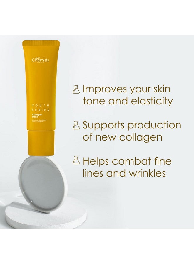 Skin Chemists Collagen Face Mask Anti Aging Face Mask For Youthful Hydrated Skin Reduces Fine Lines & Wrinkles Revive Moisturize And Soften Face Mask Skincare 50Ml - Image 3