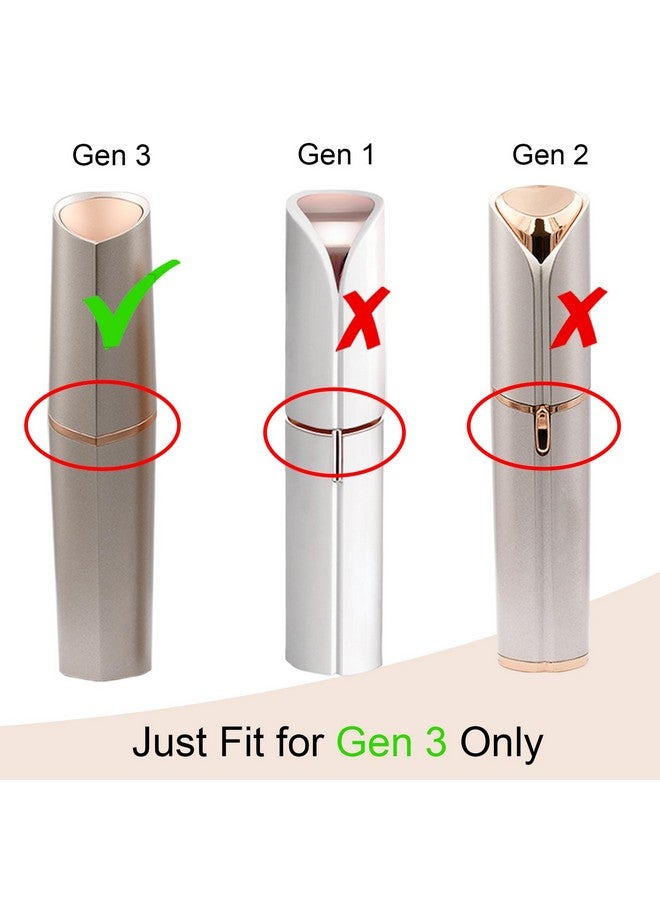 innobeaut Gen 3 Replacement Heads Compatible With Finishing Touch Flawless Facial Hair Remover, Generation 3 Double Blades For New Flawless - Image 1