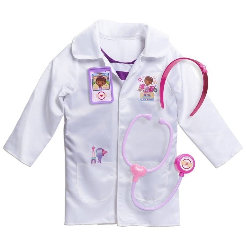 Doc McStuffins Doctors Dress Up Set and Accessories 4pieces Imaginative and Pretend Play Kids Toys for Ages 3 Up by Just Play - Image 3