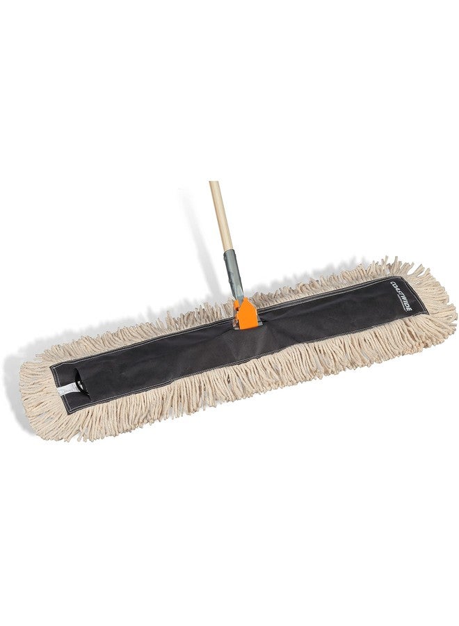 Coastwide Professional Economy Dust Mop Head, Cotton, 36" x 5", White - Image 3