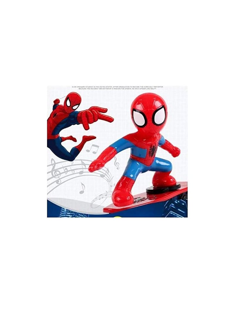 Kids Toy Avengers 3 Spider Man Electric Remote Control Stunt Car Tumbler Children's Toys - Image 2
