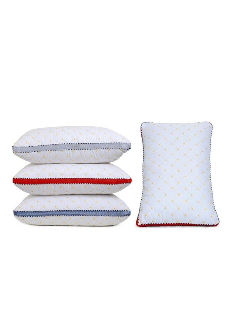 2-Piece Sound Sleep Hotel Hypoallergenic Soft Bed Fiber Pillow Set For Side And Back - Image 1
