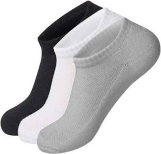 SRC 4 Pairs Men's Sneakers Invisible Short Booties Socks in Different Colors  - Image 1