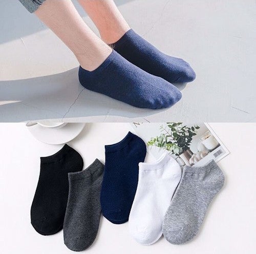 SRC 4 Pairs Men's Sneakers Invisible Short Booties Socks in Different Colors  - Image 2