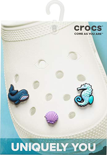 Crocs unisex adult Jibbitz 3-pack Animal | Jibbitz Shoe Charms, Under the Sea, Small US - Image 2