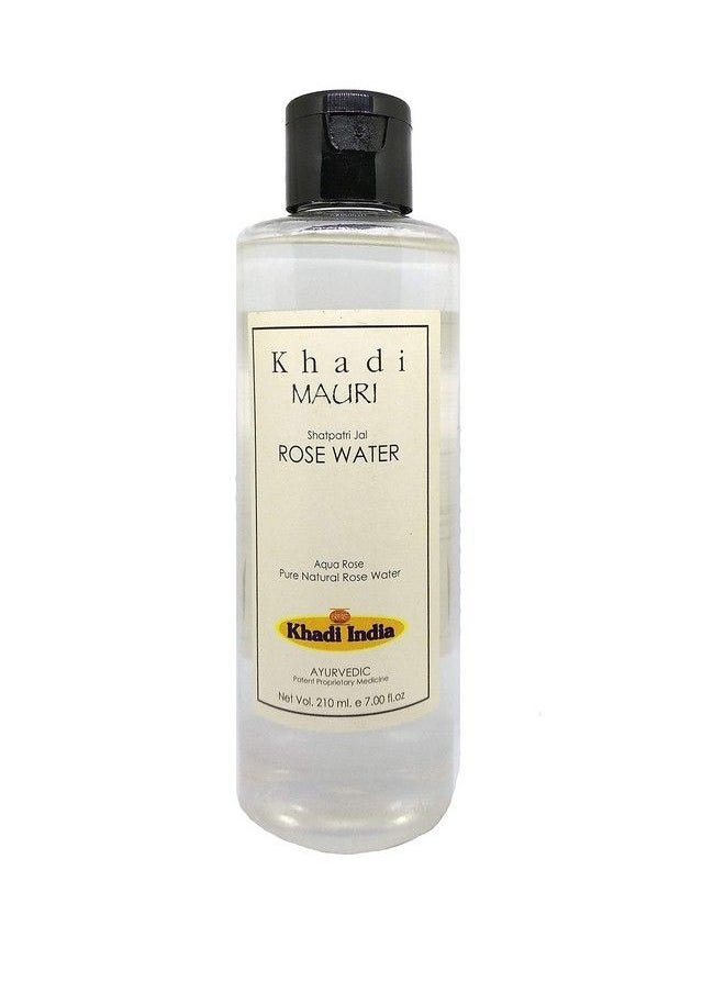 Khadi Mauri Herbal - Khadi Mauri Rose Water Pack Of 1 (210 Ml) - Image 1