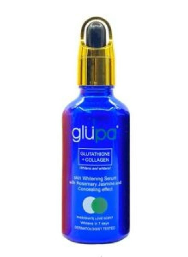 جلوبا سيروم الجلوتاثيون والكولاجين لتبييض البشرة مع الروزماري والياسمين وتأثير إخفاء العيوب - Image 2