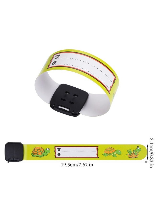 SUMERSHA - 14Pcs Children Safety Id Wristband Waterproof Kids Id Bracelets Reusable Adjustable Child Safety Wristband Identification Bracelets Antilost Id Band For Boys And Girls 14 Styles - Image 1