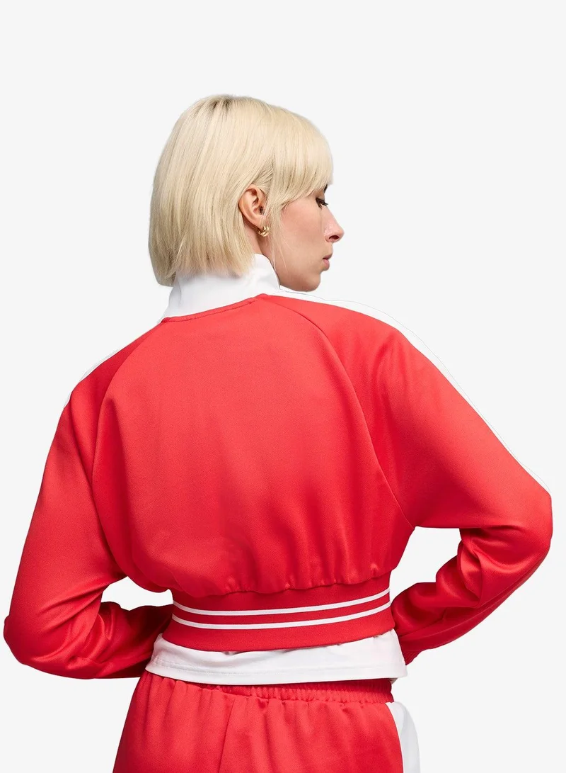 بوما جاكيت قصير مريح من قماش البيكيه