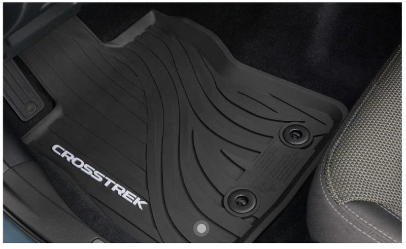 Subaru All Weather Black Rubber Floor Mats Black Rubber Set of 4 for 2024 2025 Crosstrek  J501SFN000  Genuine OEM
