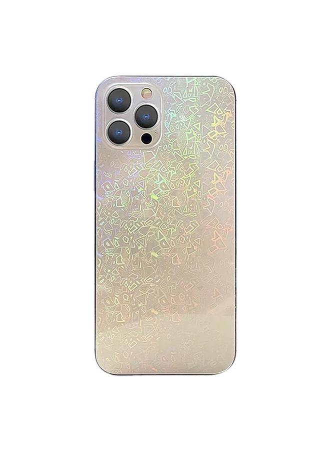 اس-توب جراب لهاتف iPhone 13 Pro Max ملصق شفاف ملون غطاء خلفي للهاتف - Image 1