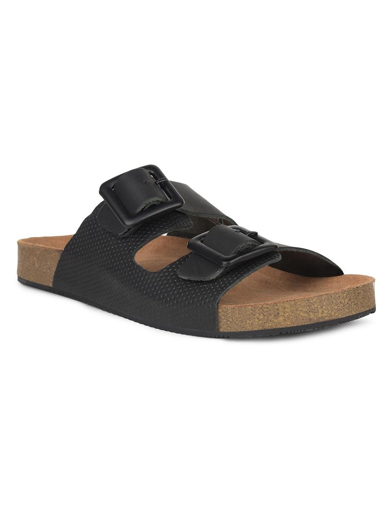 Bata Lucius Mule Men's Black Sandals - 9 UK (8746246) - Image 1