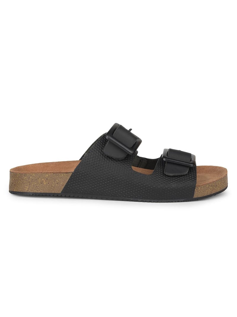 Bata Lucius Mule Men's Black Sandals - 9 UK (8746246) - Image 2