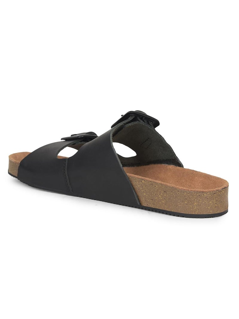 Bata Lucius Mule Men's Black Sandals - 9 UK (8746246) - Image 3