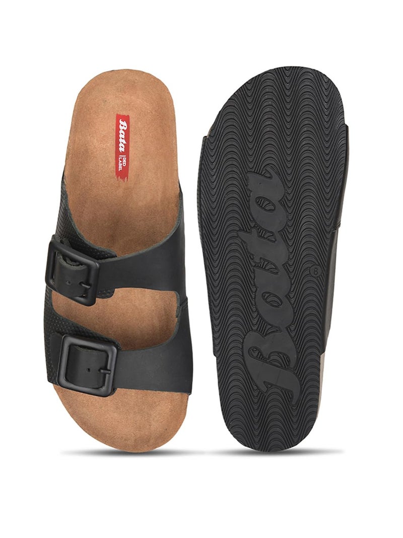 Bata Lucius Mule Men's Black Sandals - 9 UK (8746246) - Image 4