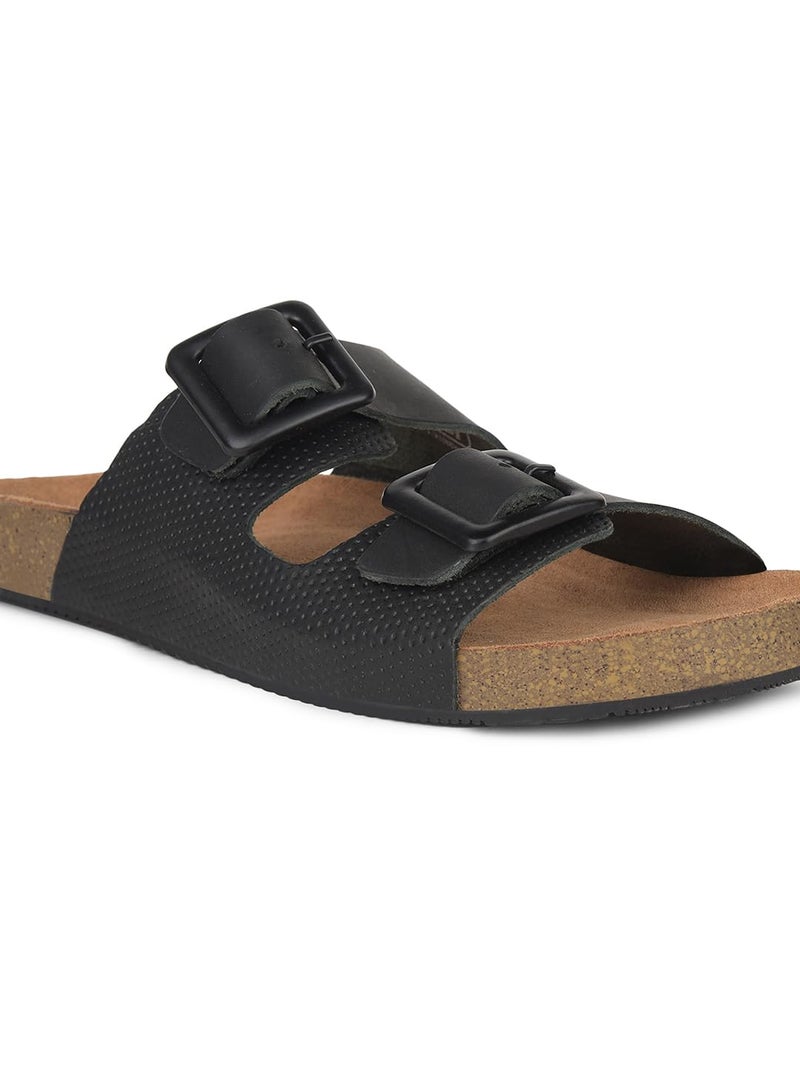 Bata Lucius Mule Men's Black Sandals - 9 UK (8746246) - Image 5