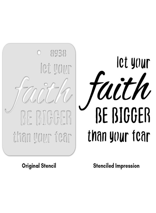 iCraft Mini Craft Stencils for DIY Art & Craft i-8938 Size 4" x 4" Re-Usable Used for Painting, Journaling, Mix-Media, Wall Painting and Other Decorative Purposes. Pack of 1 Pcs (i-8938) - Image 2