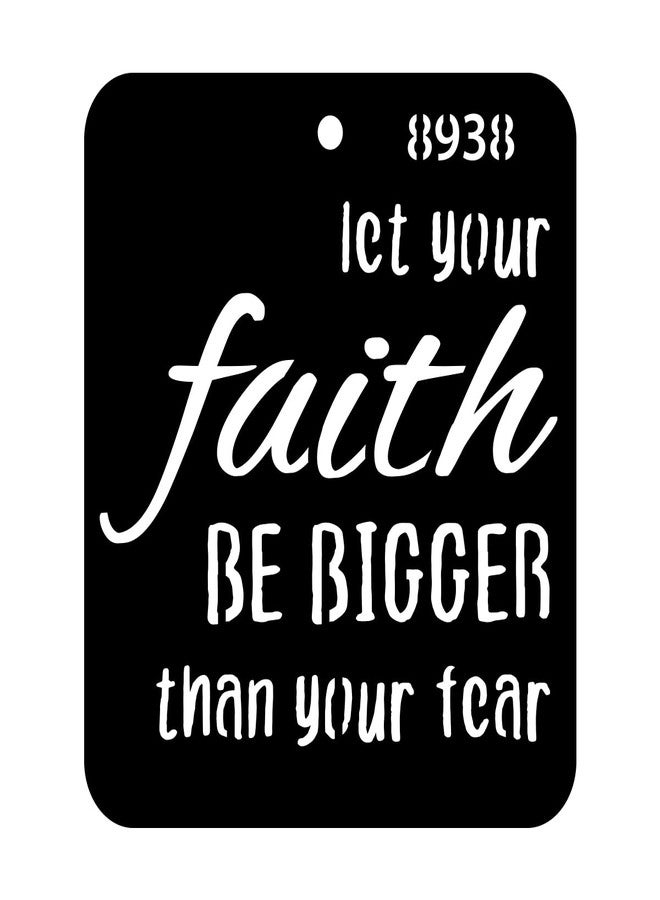 iCraft Mini Craft Stencils for DIY Art & Craft i-8938 Size 4" x 4" Re-Usable Used for Painting, Journaling, Mix-Media, Wall Painting and Other Decorative Purposes. Pack of 1 Pcs (i-8938) - Image 1