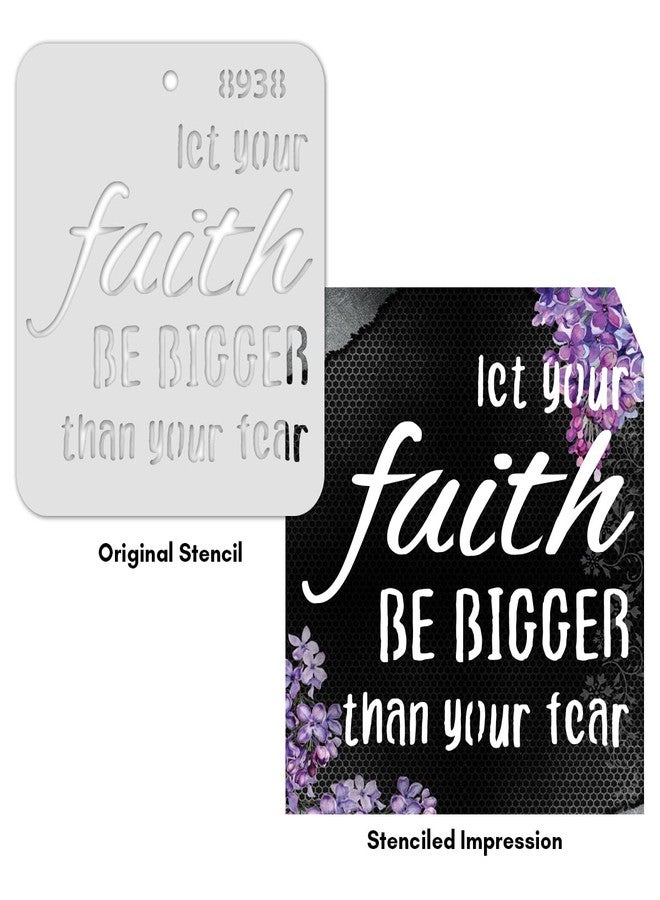 iCraft Mini Craft Stencils for DIY Art & Craft i-8938 Size 4" x 4" Re-Usable Used for Painting, Journaling, Mix-Media, Wall Painting and Other Decorative Purposes. Pack of 1 Pcs (i-8938) - Image 3