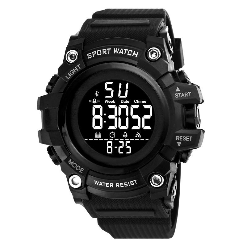 New Student Outdoor Mountaineering Multifunctional Luminous Electronic Watch Fashion Camouflage Alarm Timing Electronic Watch - Image 1