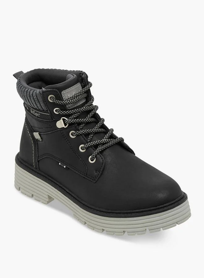 Lee Cooper Women Panelled Lace-Up Ankle Boots