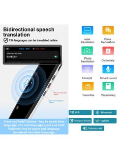 Translation Pen Scan Reader – Text to Speech Device, Language Translator, OCR Reader Pen, Supports 134 Languages, Photo & Text & Voice Translation, Ideal for Dyslexia – White - pzsku/Z0DD2C6411F5E1908262EZ/45/_/1739985882/f94479f7-1d01-4901-acf1-2870cdc1b33e