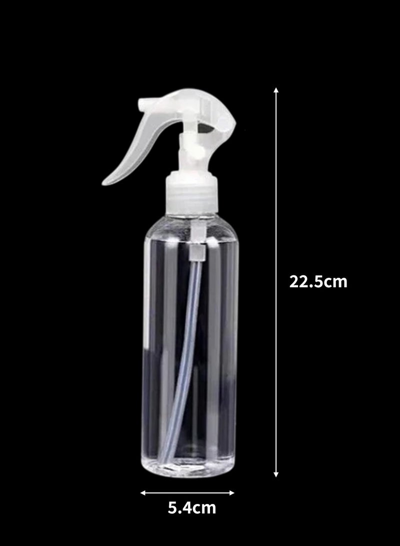 هوميفاي عبوتان بخاخ سعة 300 مل، زجاجة بخاخ شفافة فارغة، بخاخ ضباب من البلاستيك PET للماء، لاستخدام محاليل التنظيف والزيوت العطرية وتصفيف الشعر والطهي - Image 5