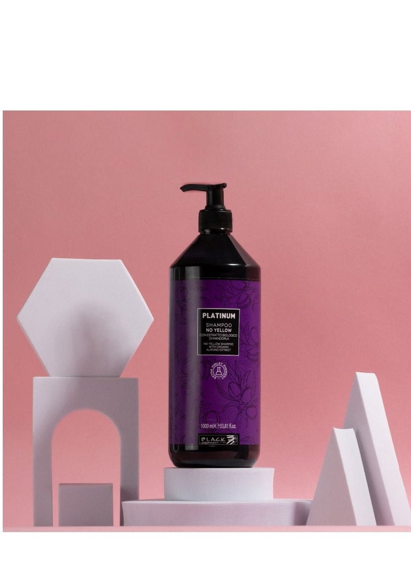 بلاك بروفيشينال لاين شامبو بلاتينيوم للشعر الاشقر باللوز 1000مل - Image 2