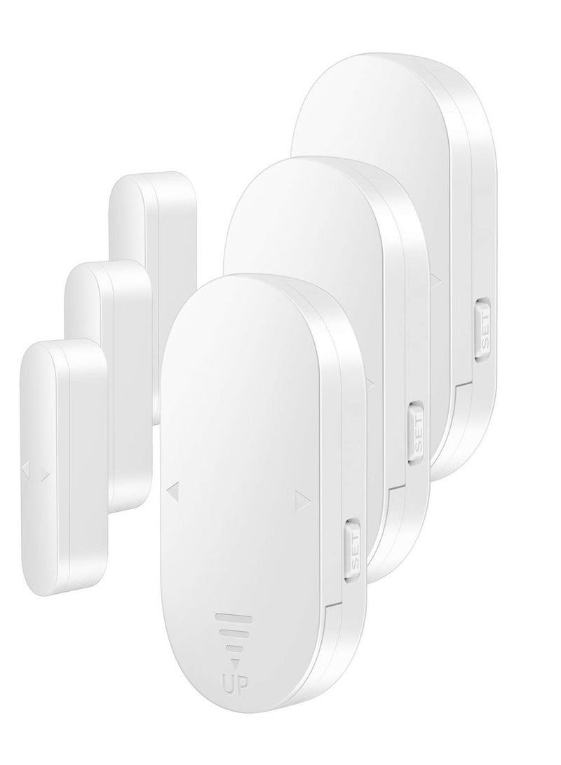 Y&D Door Window Alarm 3 Pack 4 Modes Wireless Magnetic Double-Side Trigger Home Security Sensor 130dB Burglar for Business, Loud Pool Kids - Image 1