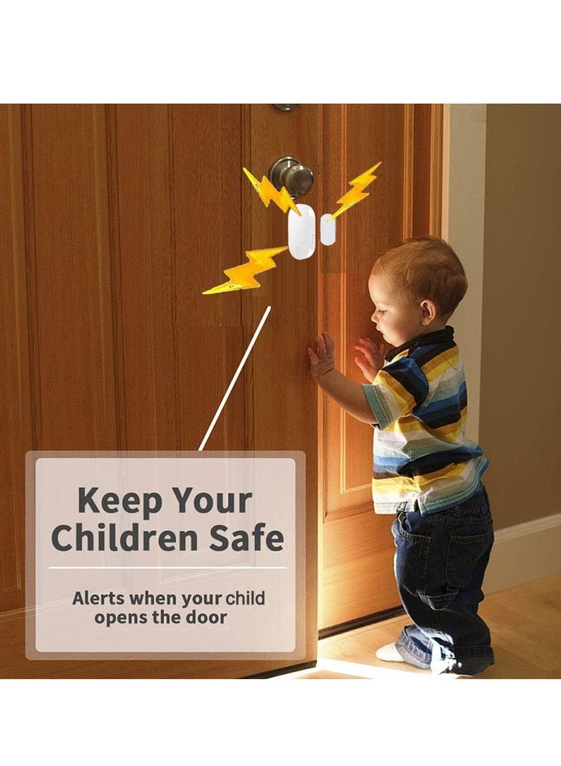 Y&D Door Window Alarm 3 Pack 4 Modes Wireless Magnetic Double-Side Trigger Home Security Sensor 130dB Burglar for Business, Loud Pool Kids - Image 4