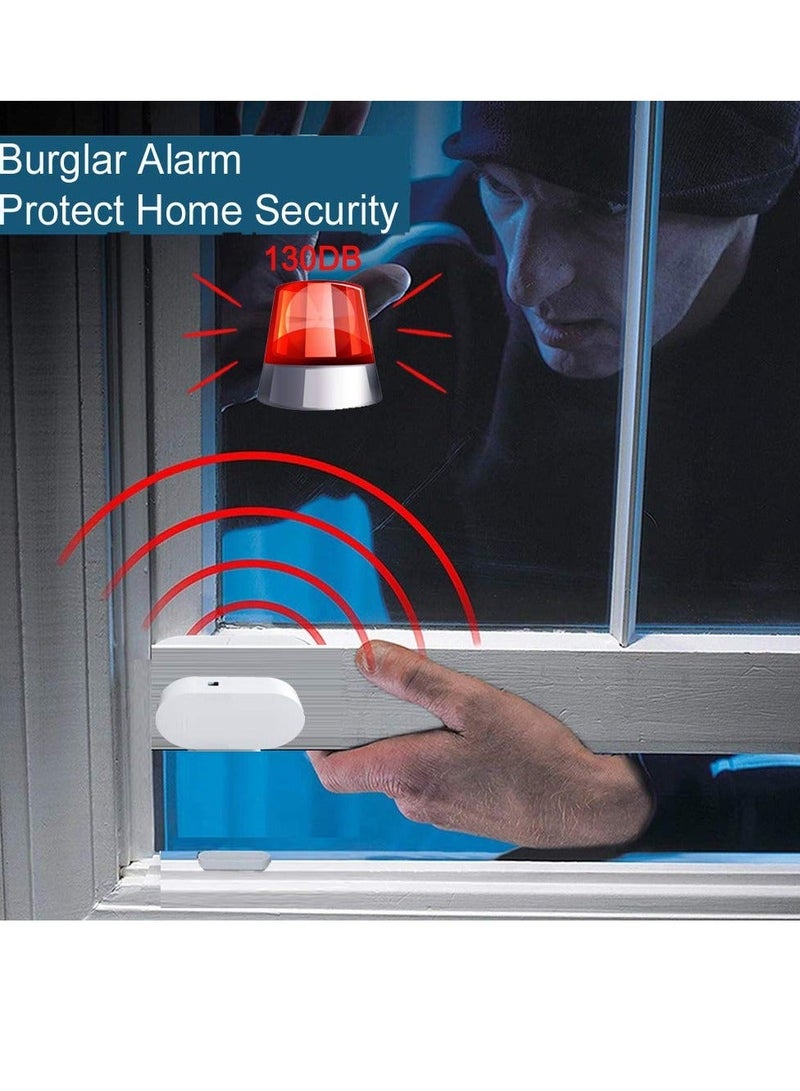 Y&D Door Window Alarm 3 Pack 4 Modes Wireless Magnetic Double-Side Trigger Home Security Sensor 130dB Burglar for Business, Loud Pool Kids - Image 3