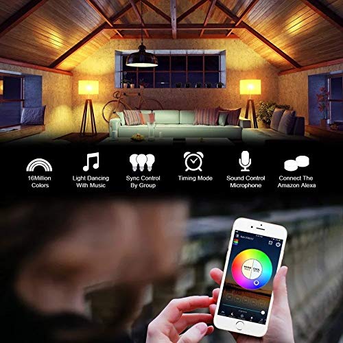 protium WiFi RGB+WW (Multicolor with Warm White) Light Strip, Music/Mobile app/Voice Controlled by Alexa and Google Home, 60L/m (15 Meter Kit) PRMS060P31 - Image 4