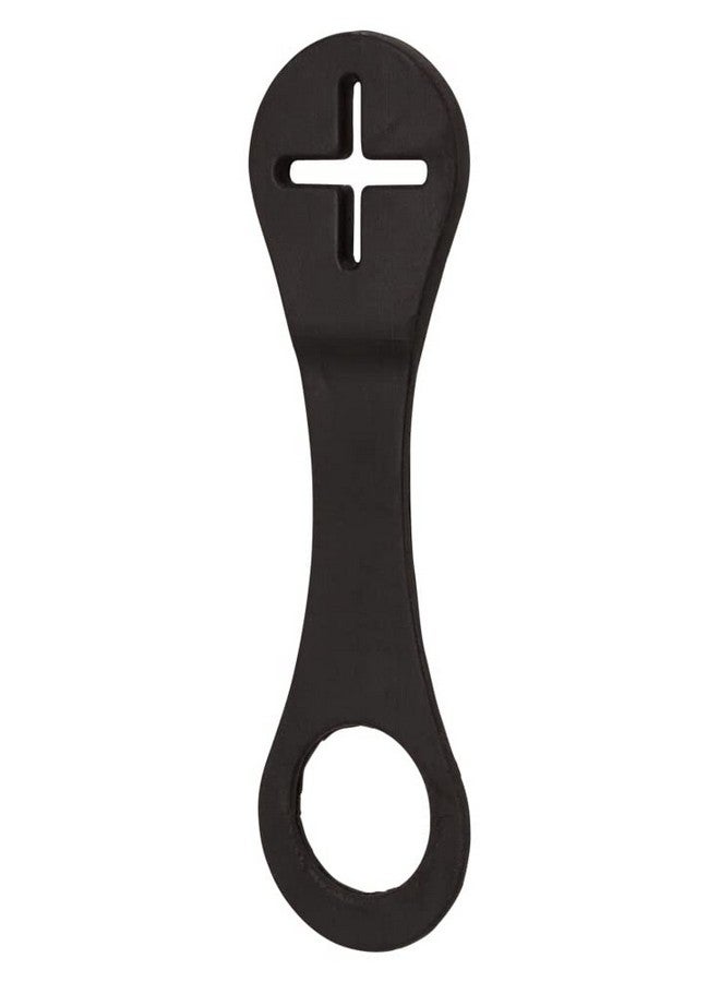 تريكسي حامل حقيبة الأوساخ/الألعاب العالمي، لا حاجة لحمل الحقيبة بالكامل في يدك، سهل التثبيت بالحزام، مصنوع من مادة متينة لحمل حقائب الأوساخ بسهولة - 14 × 4 سم أسود (عبوة من 4 قطع) - Image 2