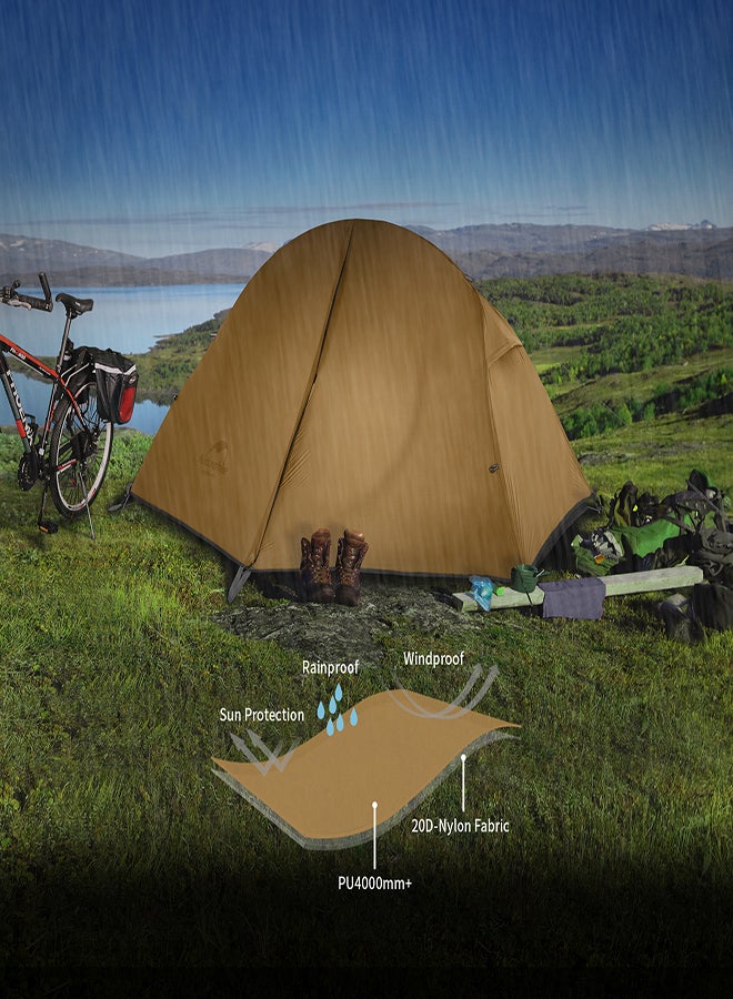 Naturehike Cycling Ultralight 1 Man Tent + Mats - Image 4