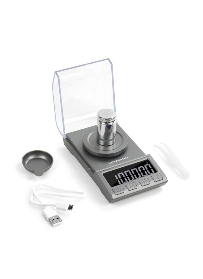NEWACALOX Digital Milligram Scale 100g X 0.001g Reloading High Precision Jewelry Scale Portable Jewelry Scale With...  - Image 1