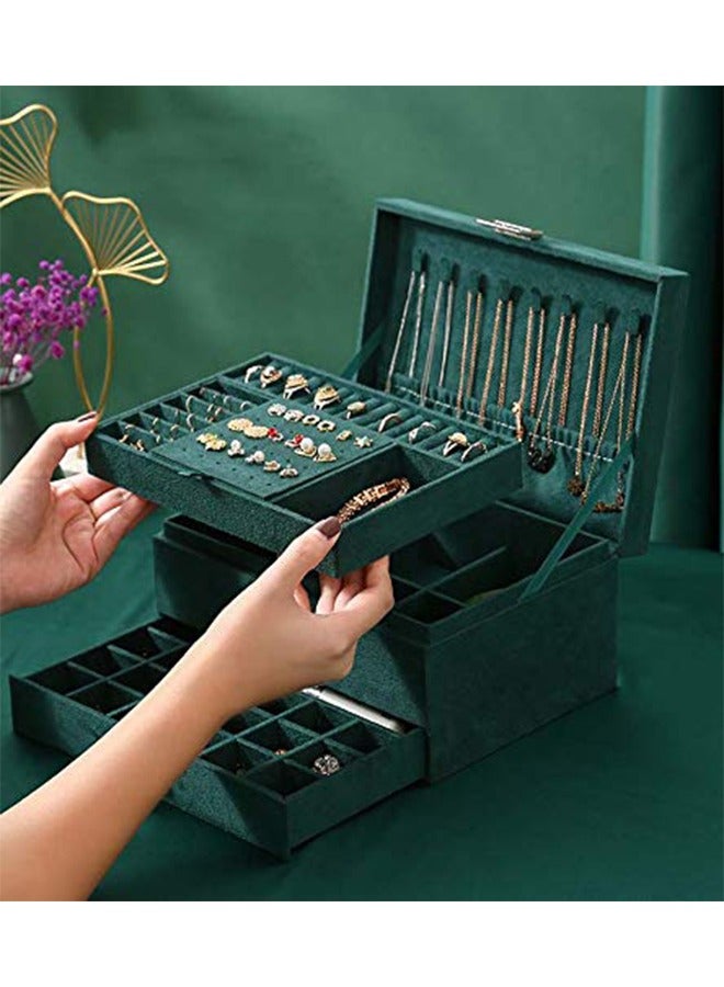 Fashionable and elegant 3 tiers jewelry storage box  - Image 4