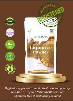 Sorland's Pure Liquorice (Mulethi) Powder -100 Gram Supports Digestion, Respiratory Health, Hair And Skin  - Image 2