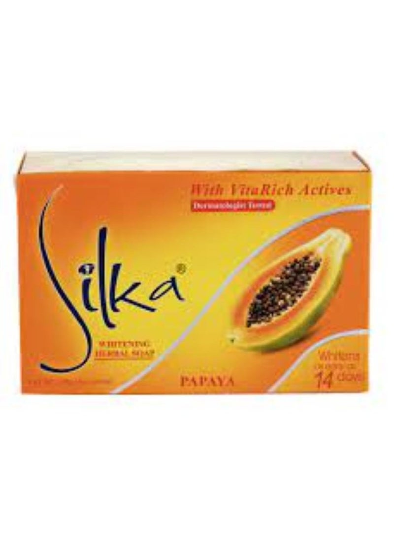 سيلكا صابون تبييض عشبي١٣٥جرام