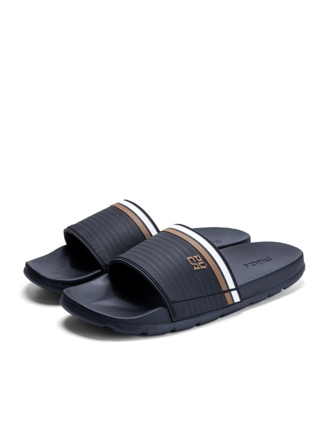 Puca Slider for Men Men's Flip Flop Durable and Light Weight With Maximum Grip Men's Slippers Slider003 Black - Image 2